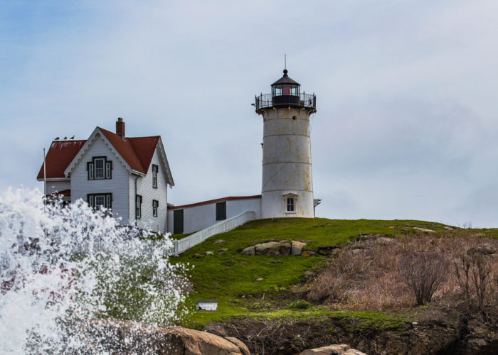 Nubble Lighthouse on Cape Neddick, Maine