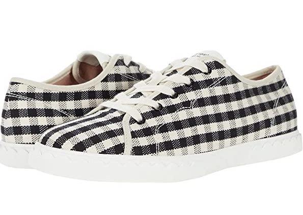 Kate Spade New York Vale Sneaker in Black and White Gingham