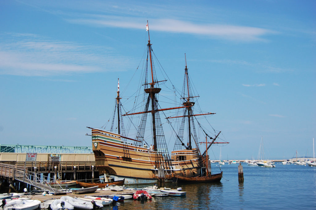 Mayflower replica in Plymouth, Massachusetts